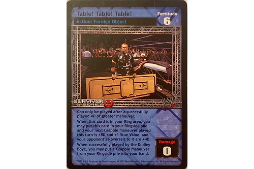 Table! Table! Table! - SS2