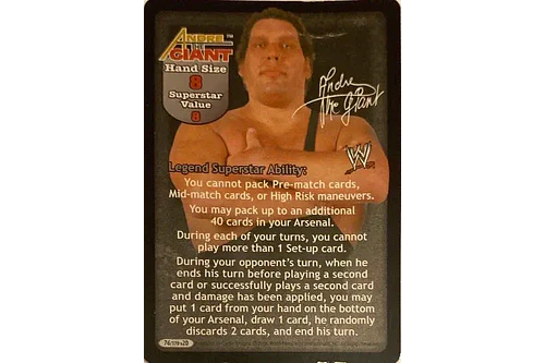 Andre The Giant Superstar Card D