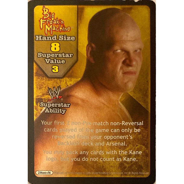 Big Freak'n Machine Superstar Card - SS3 HP