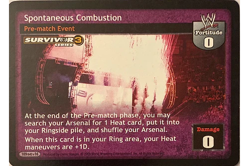 Spontaneous Combustion - SS3