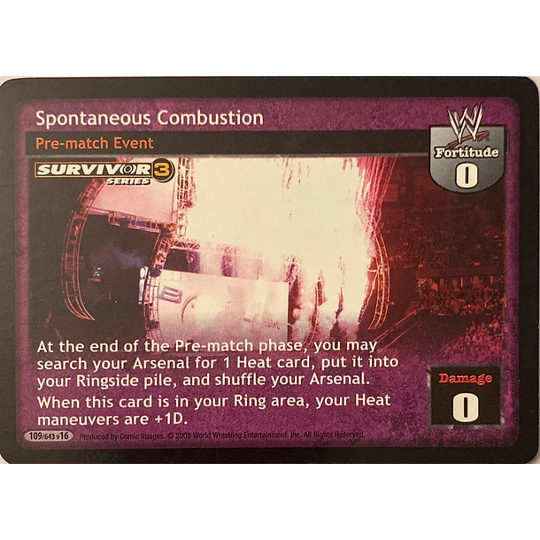 Spontaneous Combustion - SS3