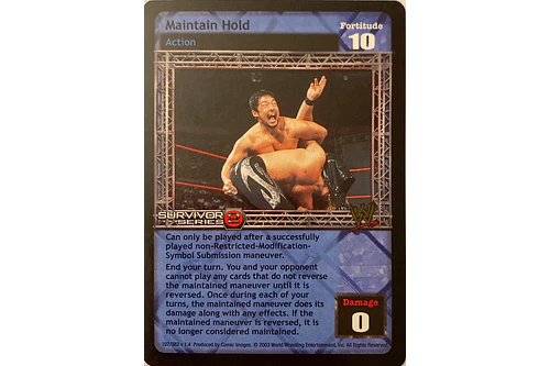 Maintain Hold - SS2