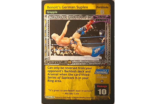Benoit's German Suplex - SS3 LP