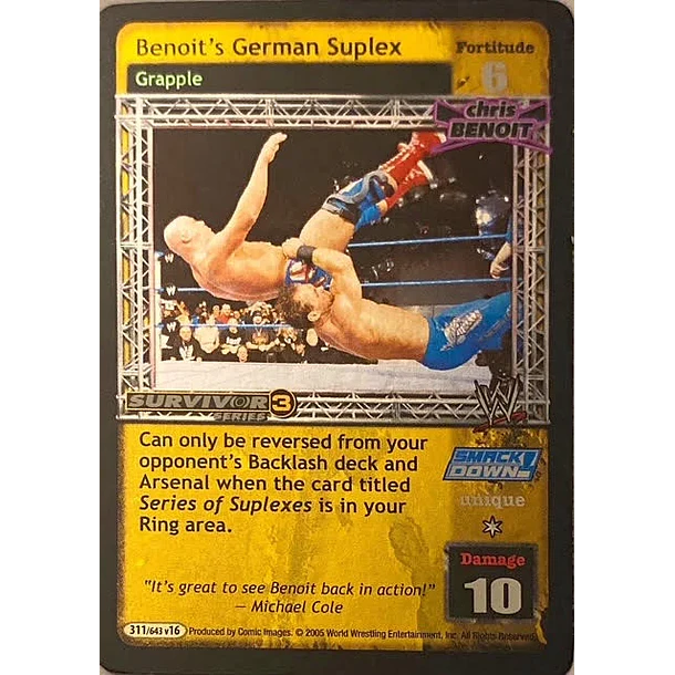 Benoit's German Suplex - SS3 LP