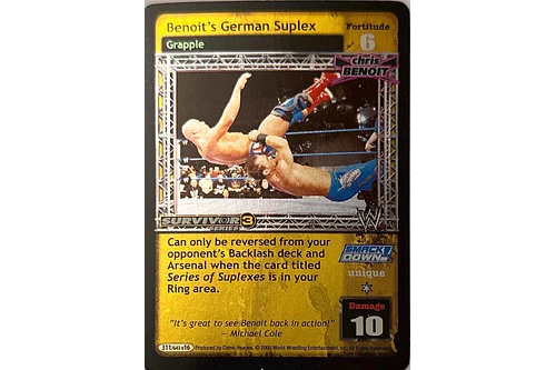 Benoit's German Suplex - SS3 HP