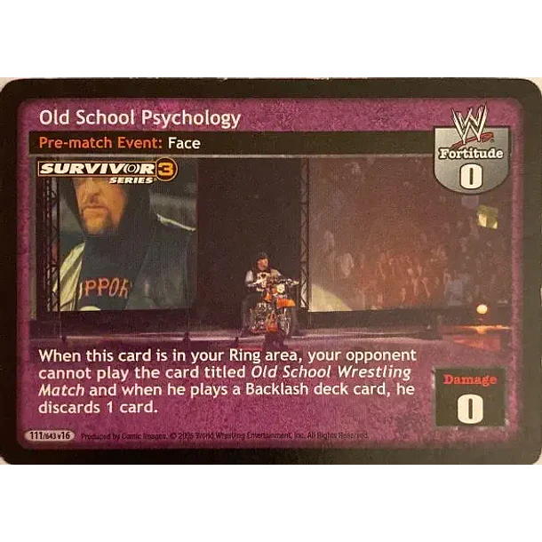 Old School Psychology - SS3
