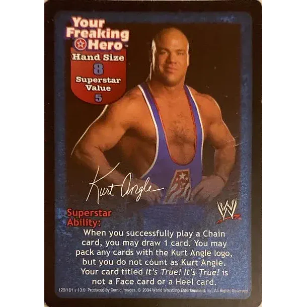 Your Freaking Hero Superstar Card D