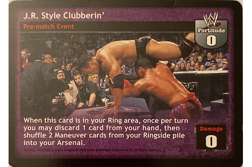 J.R. Style Clubberin' - Ruthless Aggression NM