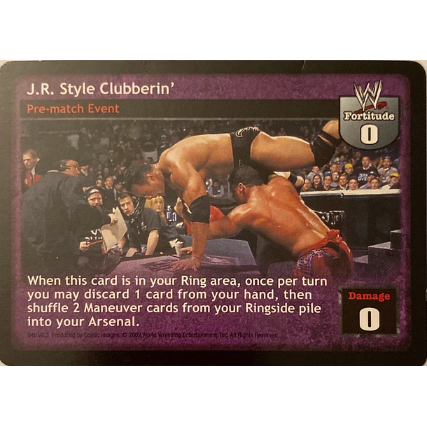 J.R. Style Clubberin' - Ruthless Aggression NM