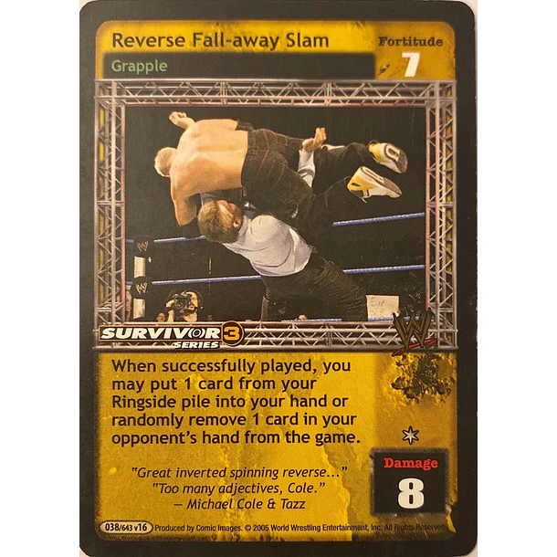 Reverse Fall-away Slam - SS3