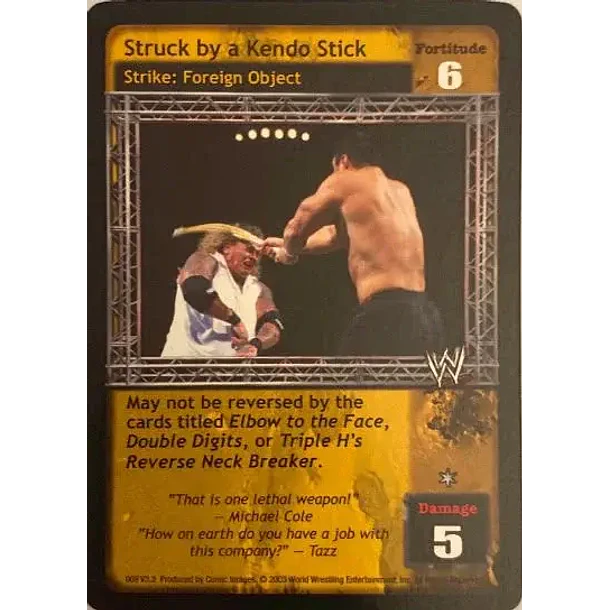 Struck by a Kendo Stick - Velocity