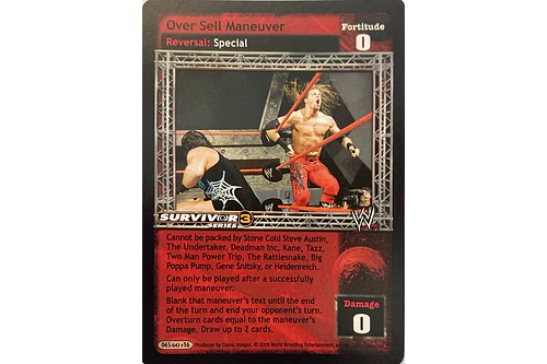 Over Sell Maneuver - SS3