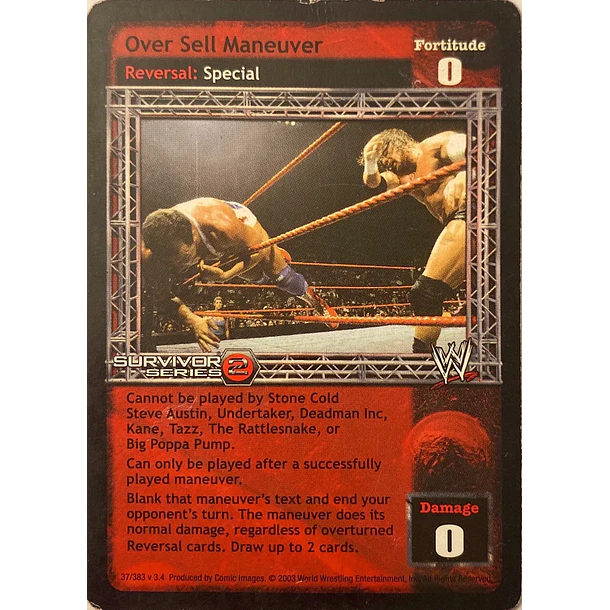 Over Sell Maneuver - SS2