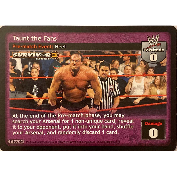 Taunt the Fans - SS3