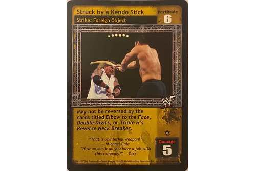 Struck by a Kendo Stick - Backlash
