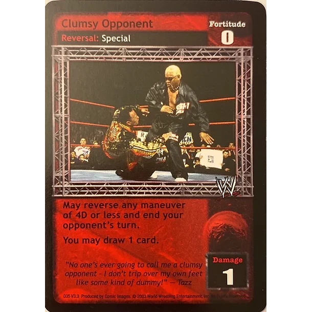 Clumsy Opponent - Velocity
