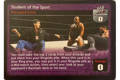 Student of the Sport - Ruthless Aggression