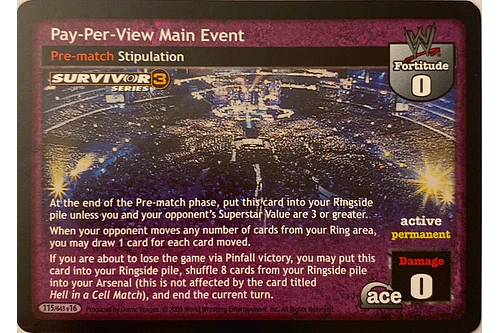 Pay-Per-View Main Event - SS3 LP