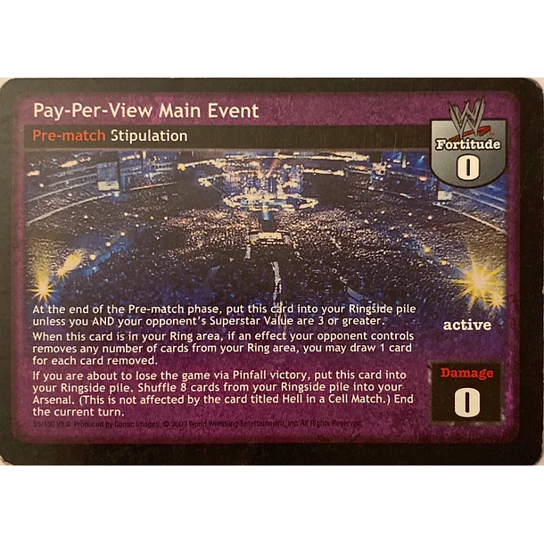 Pay-Per-View Main Event - Velocity MP