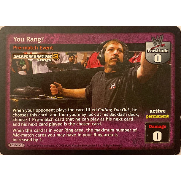 You Rang? - SS3