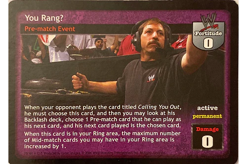 You Rang? - Vengeance