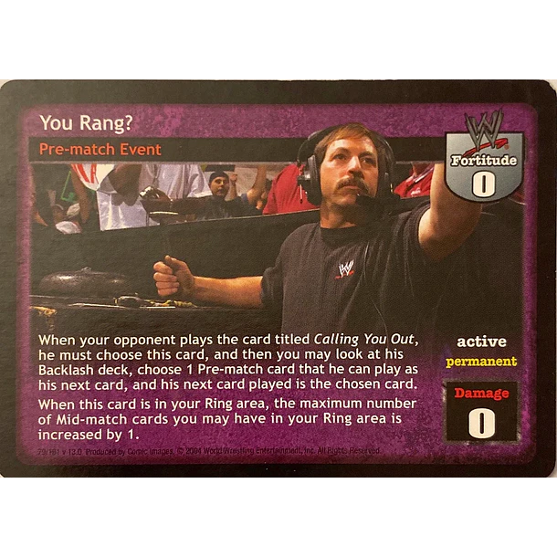 You Rang? - Vengeance