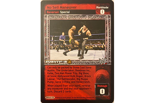 No Sell Maneuver - SS3 NM