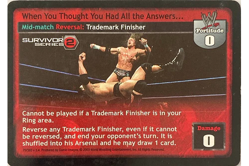 When You Thought You Had All the Answers... - SS2