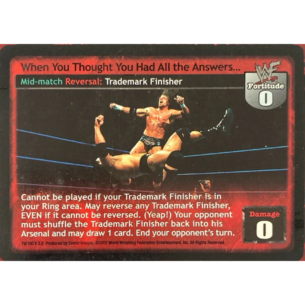 When You Thought You Had All the Answers... - Backlash
