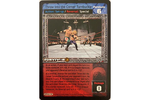 Throw Into the Corner Turnbuckle - SS3