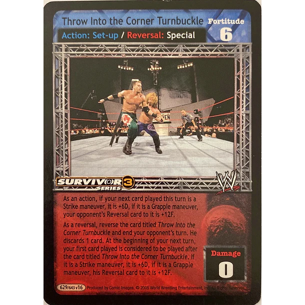 Throw Into the Corner Turnbuckle - SS3
