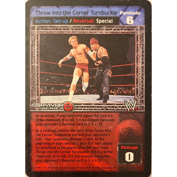 Throw Into the Corner Turnbuckle - SS2