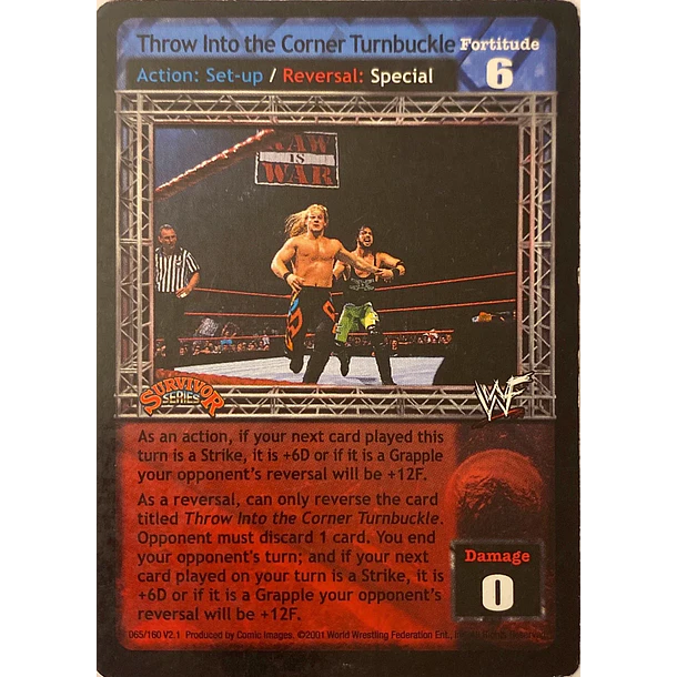 Throw Into the Corner Turnbuckle - SS1