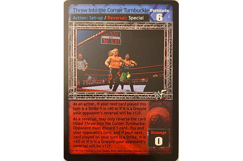 Throw Into the Corner Turnbuckle - Fully Loaded