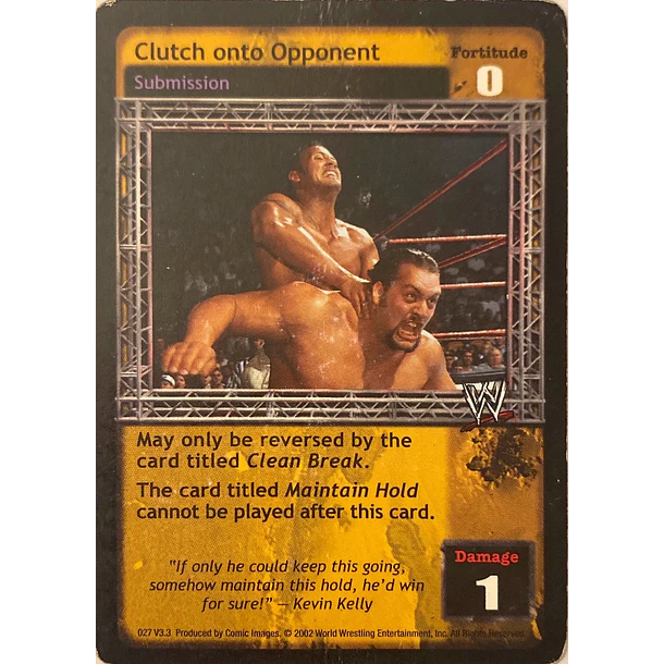 Clutch onto Opponent - Ruthless Aggression MP