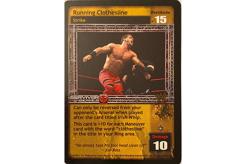 Running Clothesline - SS2