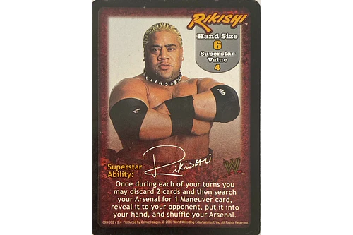 Rikishi Superstar Card - SS2 LP