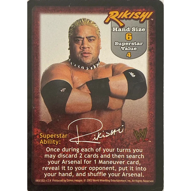 Rikishi Superstar Card - SS2 LP