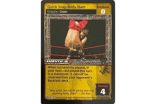 Quick Snap Body Slam - SS3
