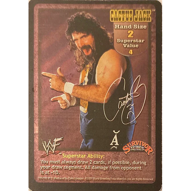 Cactus Jack Superstar Card HP