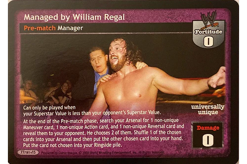Managed by William Regal NM