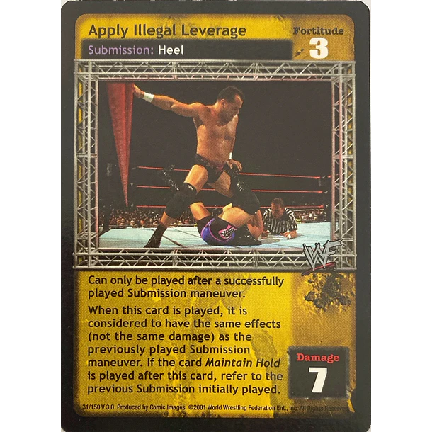 Apply Illegal Leverage - Backlash