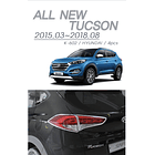 FOCOS TRASEROS CROMADOS ALL NEW TUCSON 2016 - 2020 1