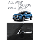 PILAR A&C CROMADO ALL NEW TUCSON 2016 - 2020 1