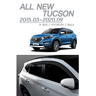 LINEA DE VENTANA CROMADA ALL NEW TUCSON 2016 - 2020 1
