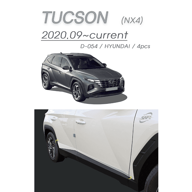 PUERTAS CROMADAS NEW TUCSON NX4 - 2021 - 2023 1