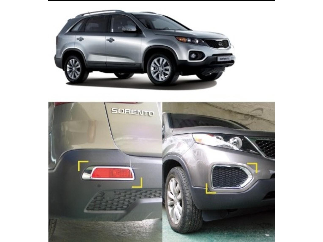 NEBLINEROS CROMADOS SORENTO  2010 -2014  