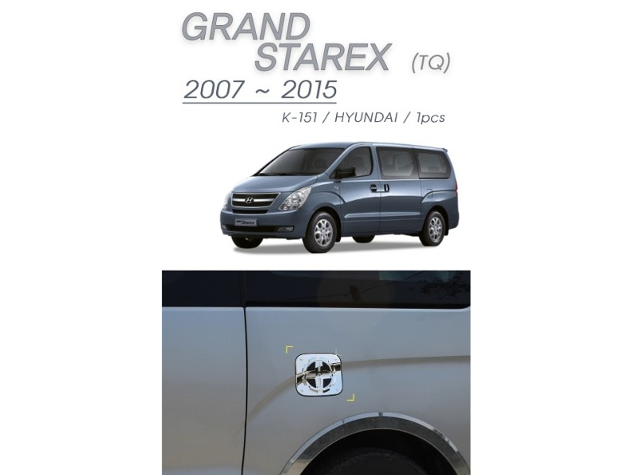 TAPA DIESEL  CROMADO  GRAND STAREX  