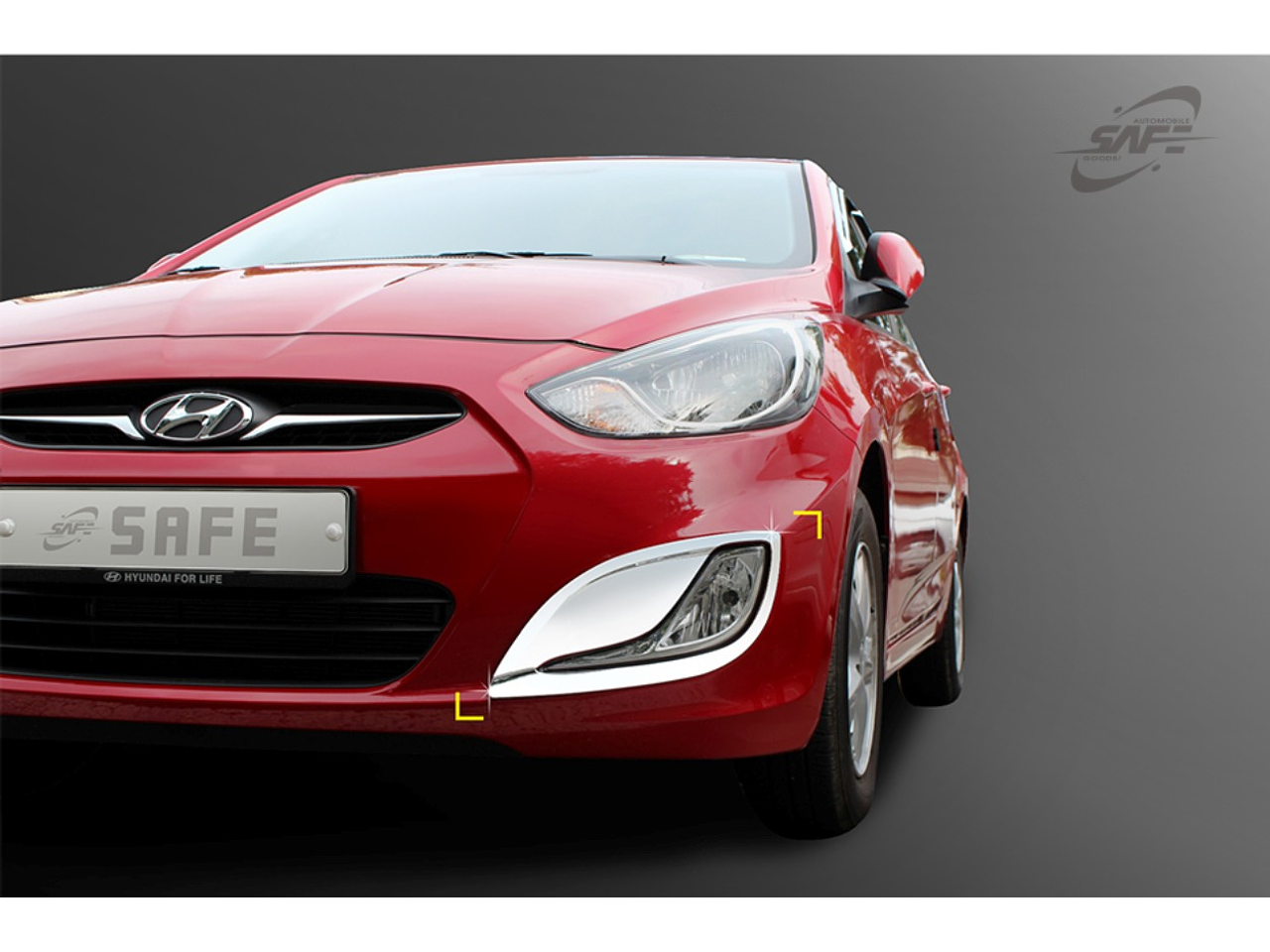 NEBLINEROS  CROMADOS ACCENT RB 2011 - 2021 