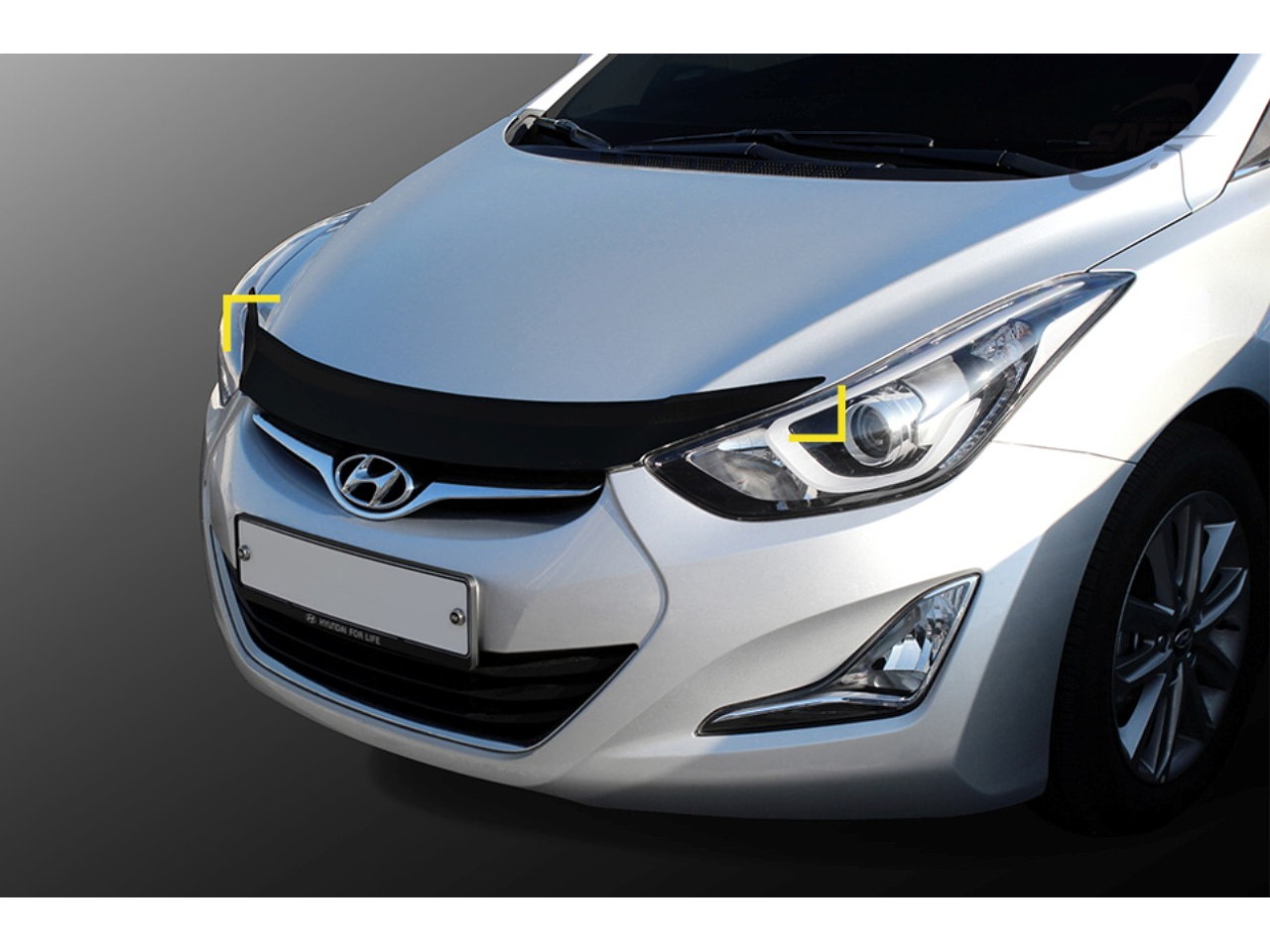 DEFLECTOR NEGRO  AVANTE MD  2012 - 2015 